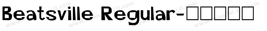 Beatsville Regular字体转换